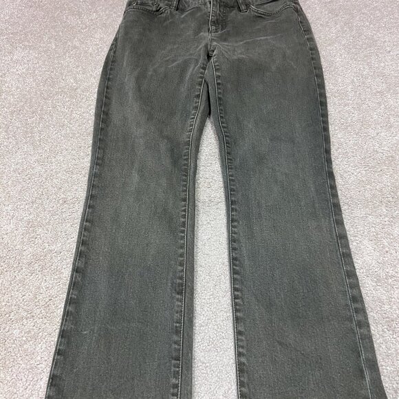 Lauren Jean Co Ralph Lauren Jeans Women’s Green Modern Straight 6 Petite Pockets - Picture 8 of 11